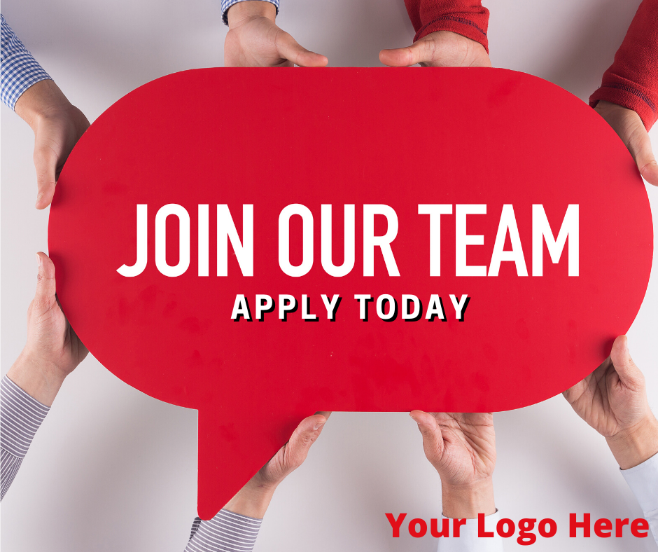 join our team - apply today