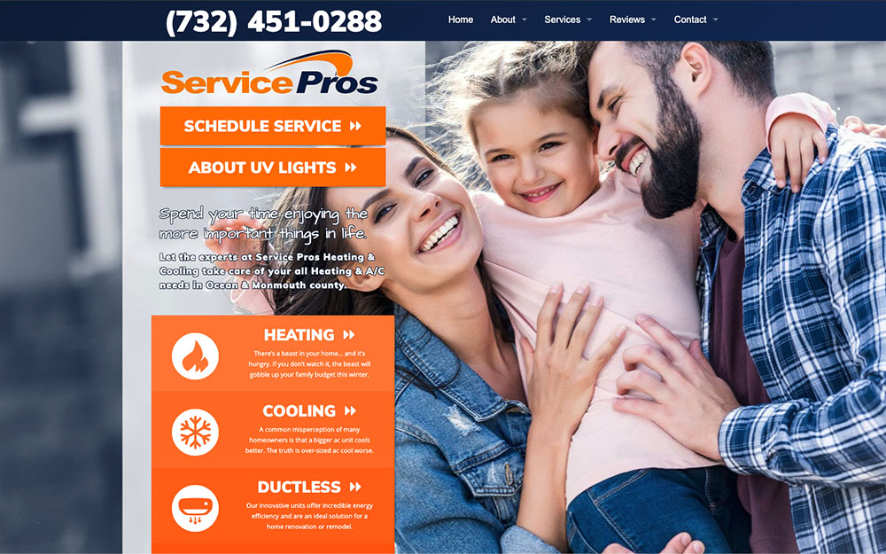 Service Pros Website Design
