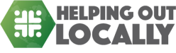 helping out locally logo