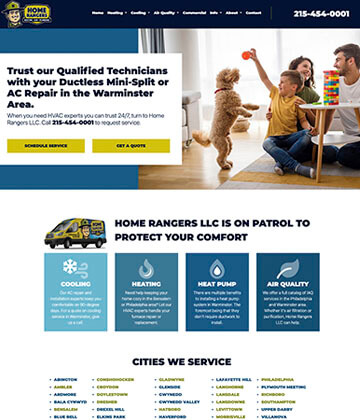 website hvac - home rangers