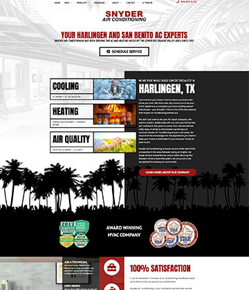 hvac website - snyder air conditioning