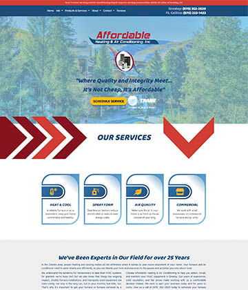 hvac website - affordable heating and air conditioning