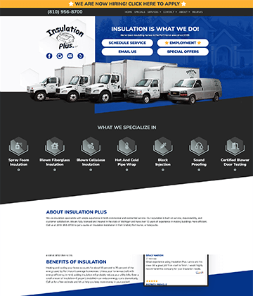 HVAC website - Insulation Plus