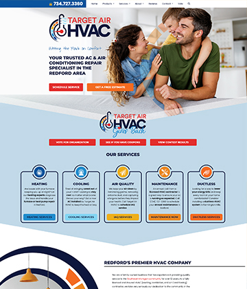 HVAC website - Target Air HVAC