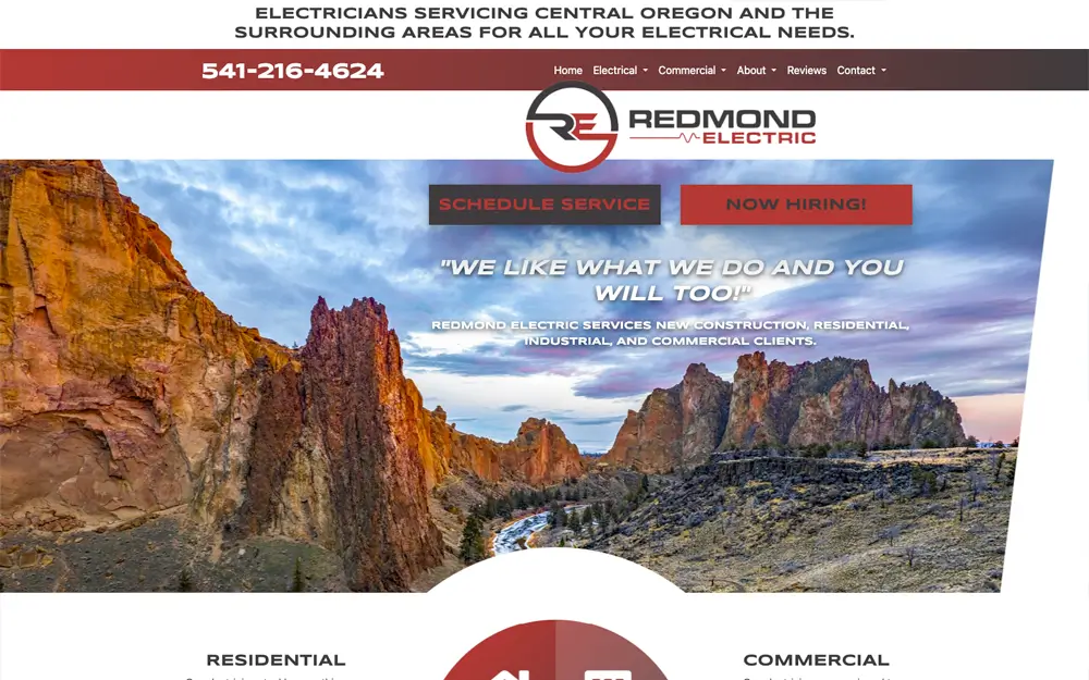 Redmond Electric Website Design